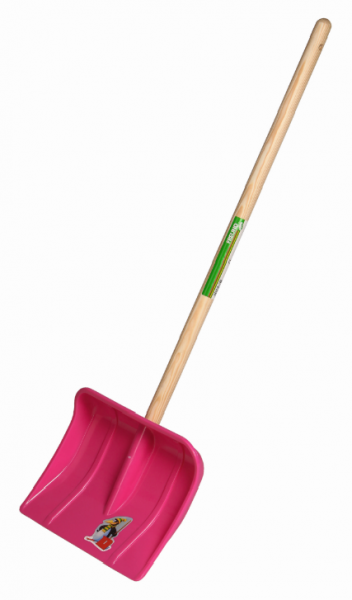 Kinder- Kunststoffschneeschieber pink 97330